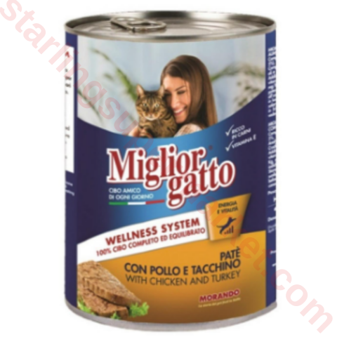 MIGLIORCANE KEDI MAMASI ISLAK PATE TAVUK-HIN 400 G