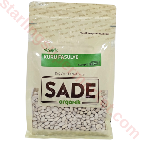 SADE ORGANIK FASULYE KURU 500 G