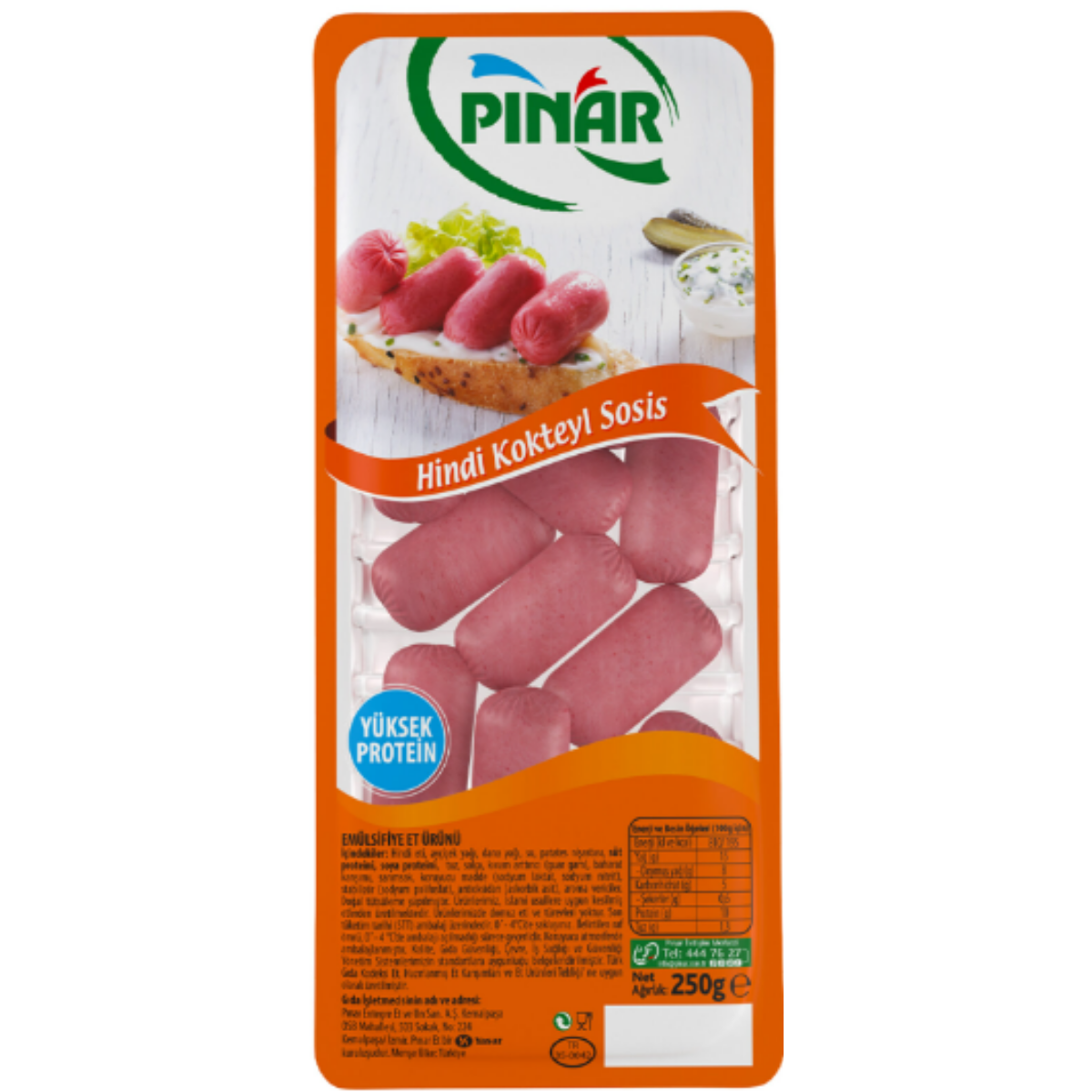 PINAR SOSIS HINDI KOKTEYL 300 G