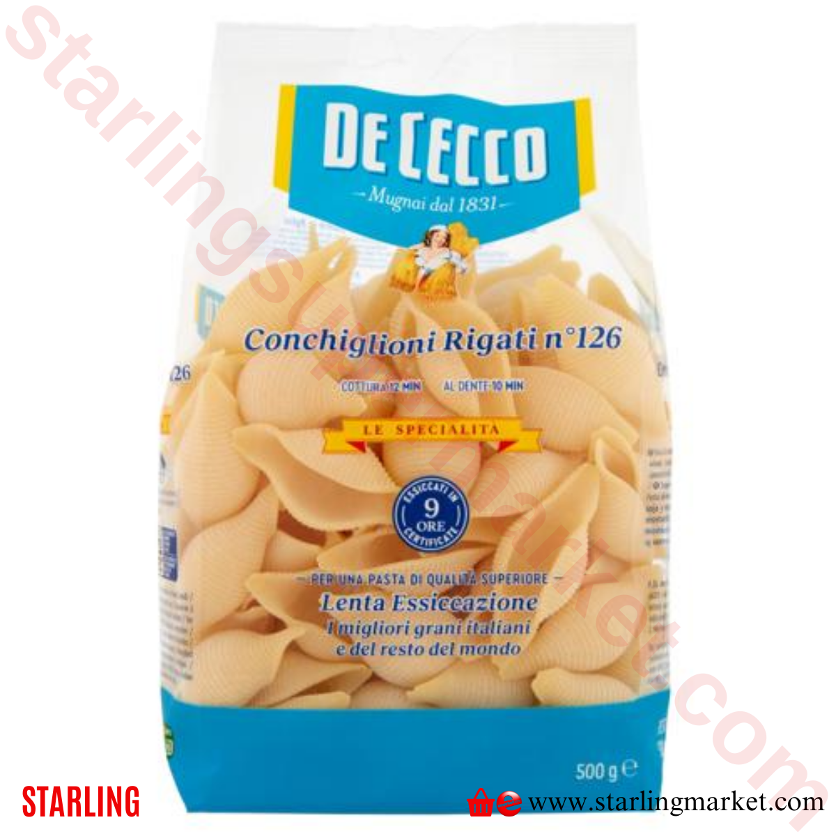 DECECCO MAKARNA CONCHIGLIONI RIGATI 500 G