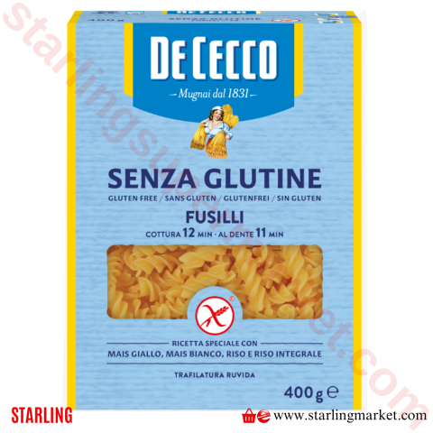 DECECCO MAKARNA FUSILLI SENZA GLUTINE 400 G