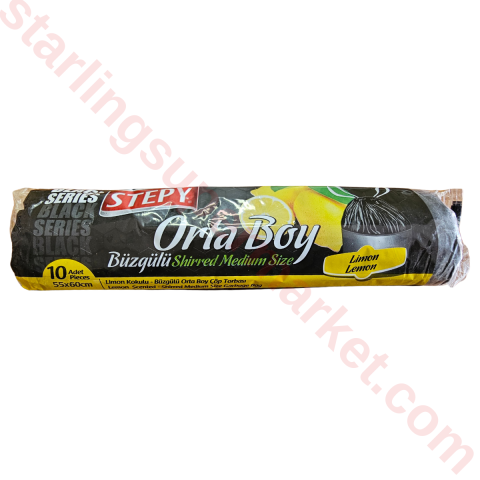 STEPY COP TORBASI BLACK BUZGULU ORTA BOY LIMON