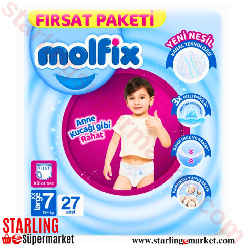 MOLFIX KULOT BEZ F.PAKET XXLARGE NO:7 19+ KG