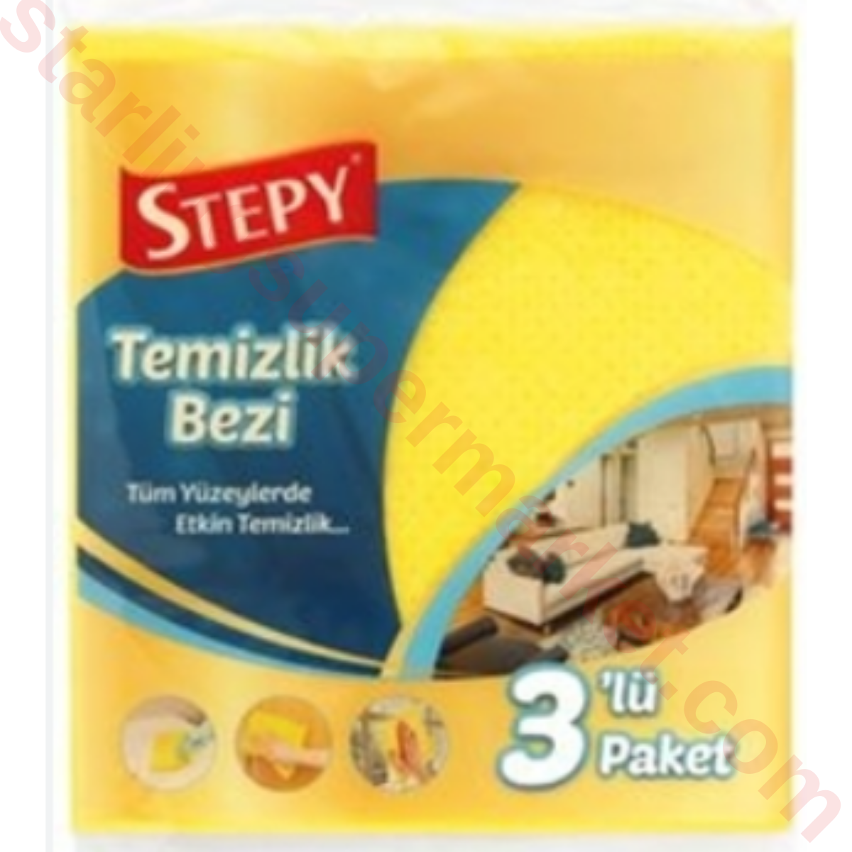 STEPY BEZ %30 MICROFIBER 3 LU 32*38 CM