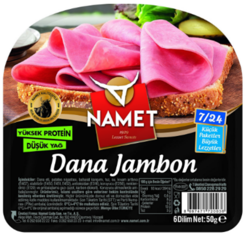 NAMET JAMBON DANA 7/24 50 G