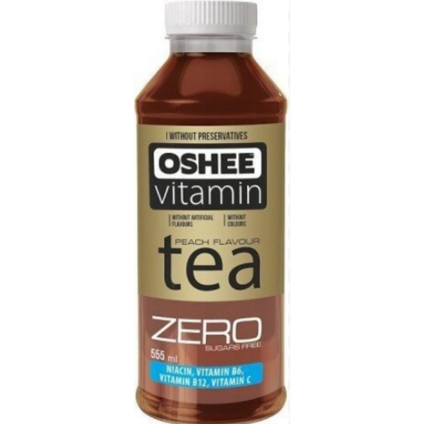 OSHEE VITAMIN BLACK TEA PEACH ZERO 555 ML