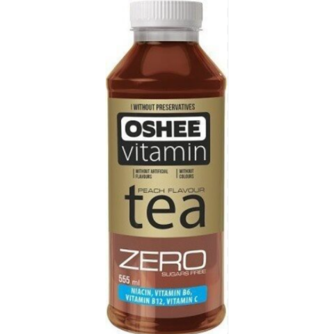 OSHEE VITAMIN BLACK TEA PEACH ZERO 555 ML