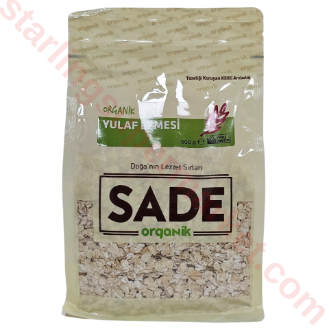 SADE ORGANIK YULAF EZMESI 500 G