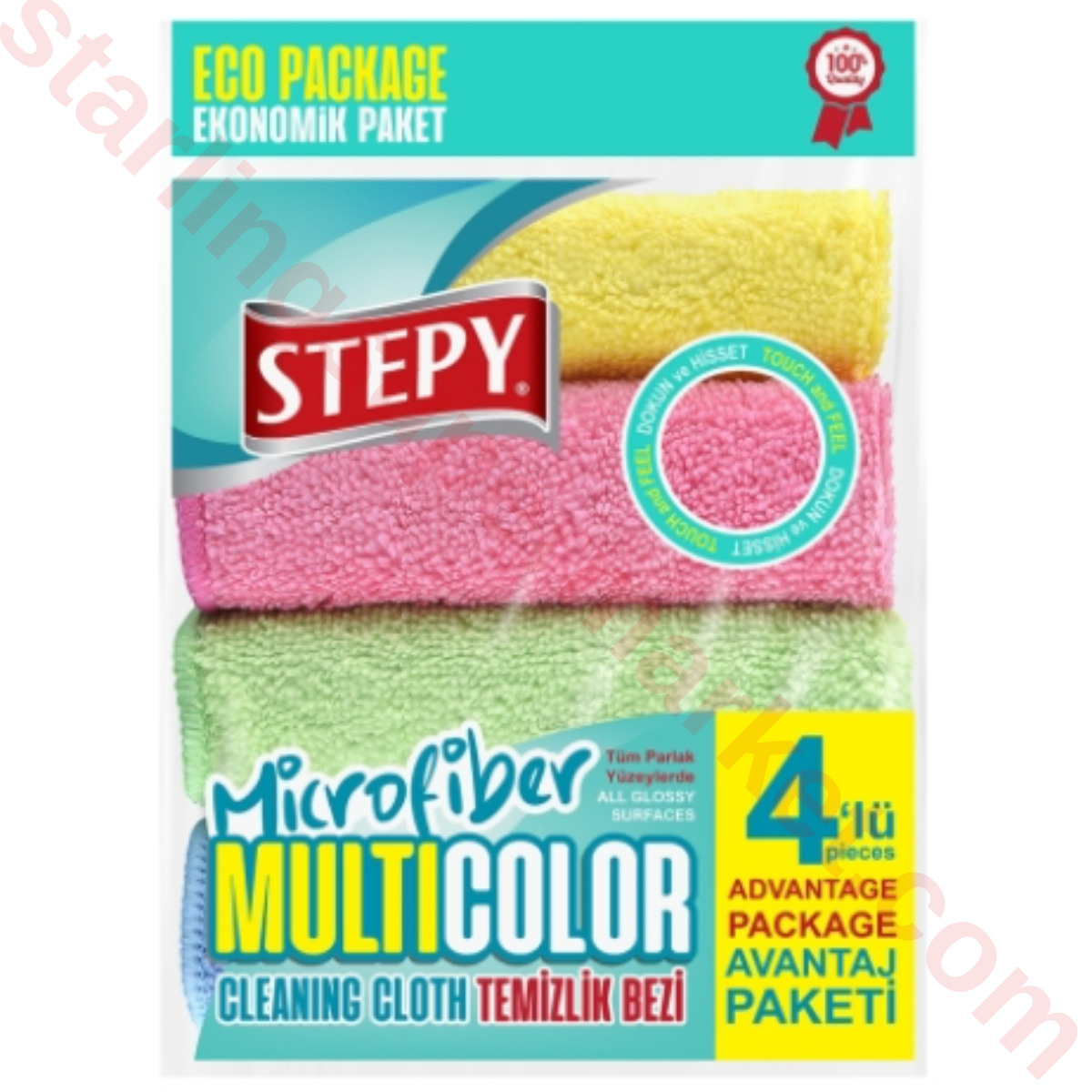 STEPY MICROFIBER MULTICOLOR 4 LU