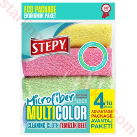 STEPY MICROFIBER MULTICOLOR 4 LU