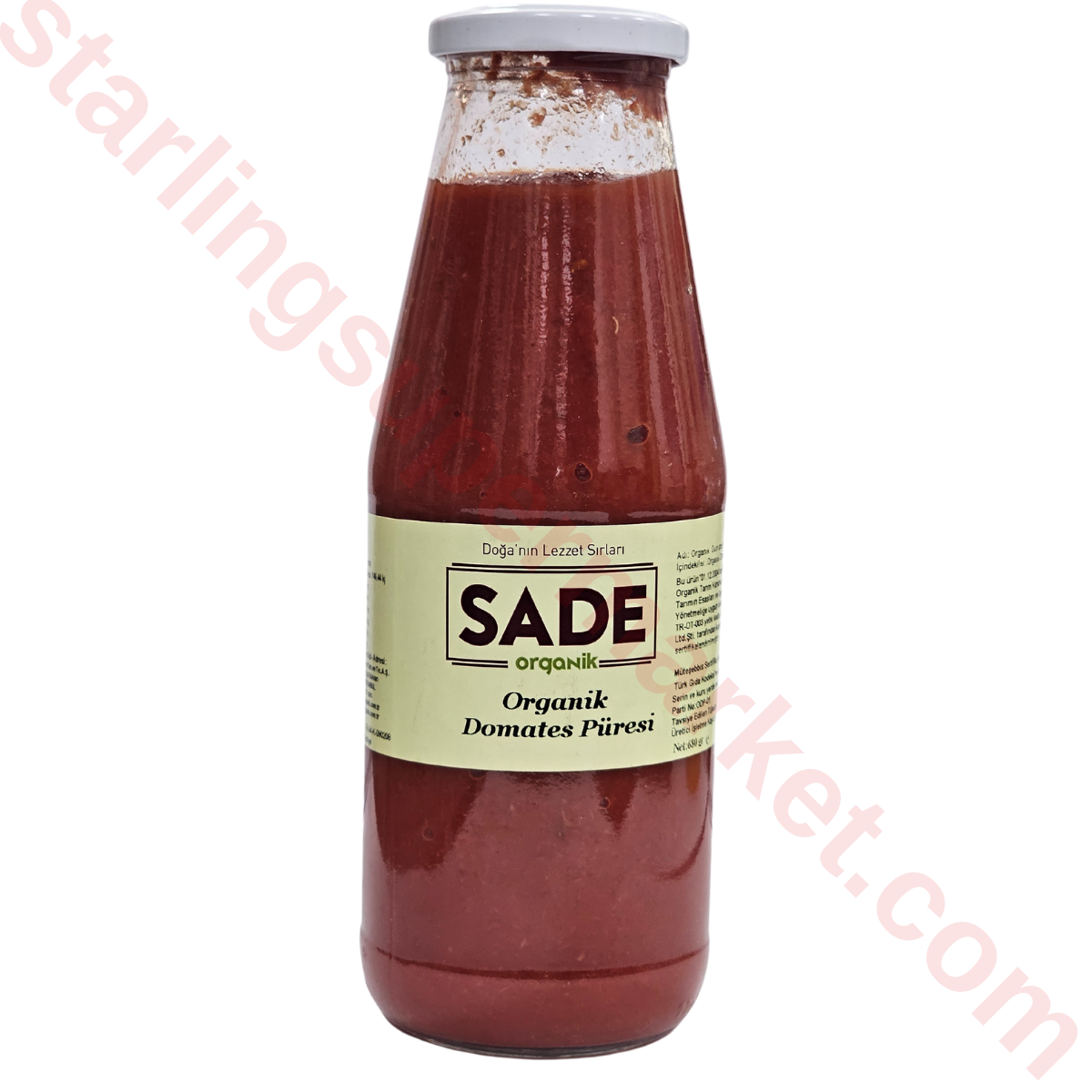 SADE ORGANIK DOMATES PURESI 680 G