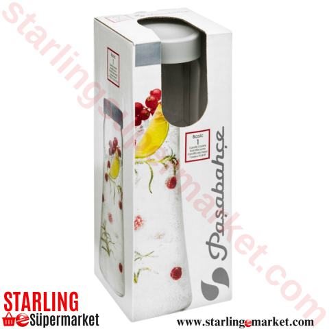 PASABAHCE CAM SURAHI KAPAKLI 1000 CC