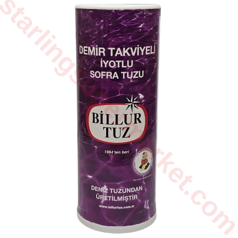 BILLUR TUZ DEMIR MINARELLI TUZLUKLU 500 G