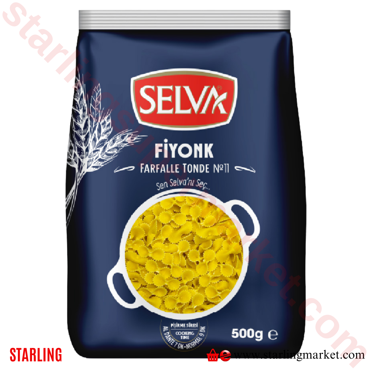 SELVA MAKARNA FIYONK 500 G
