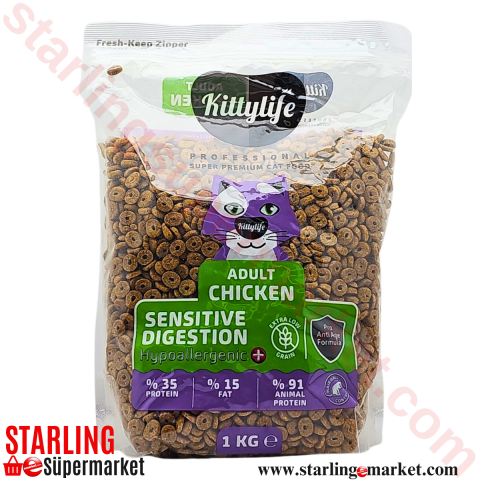 KITTYLIFE KEDI MAMASI KURU ADULT CHICKEN 1 KG