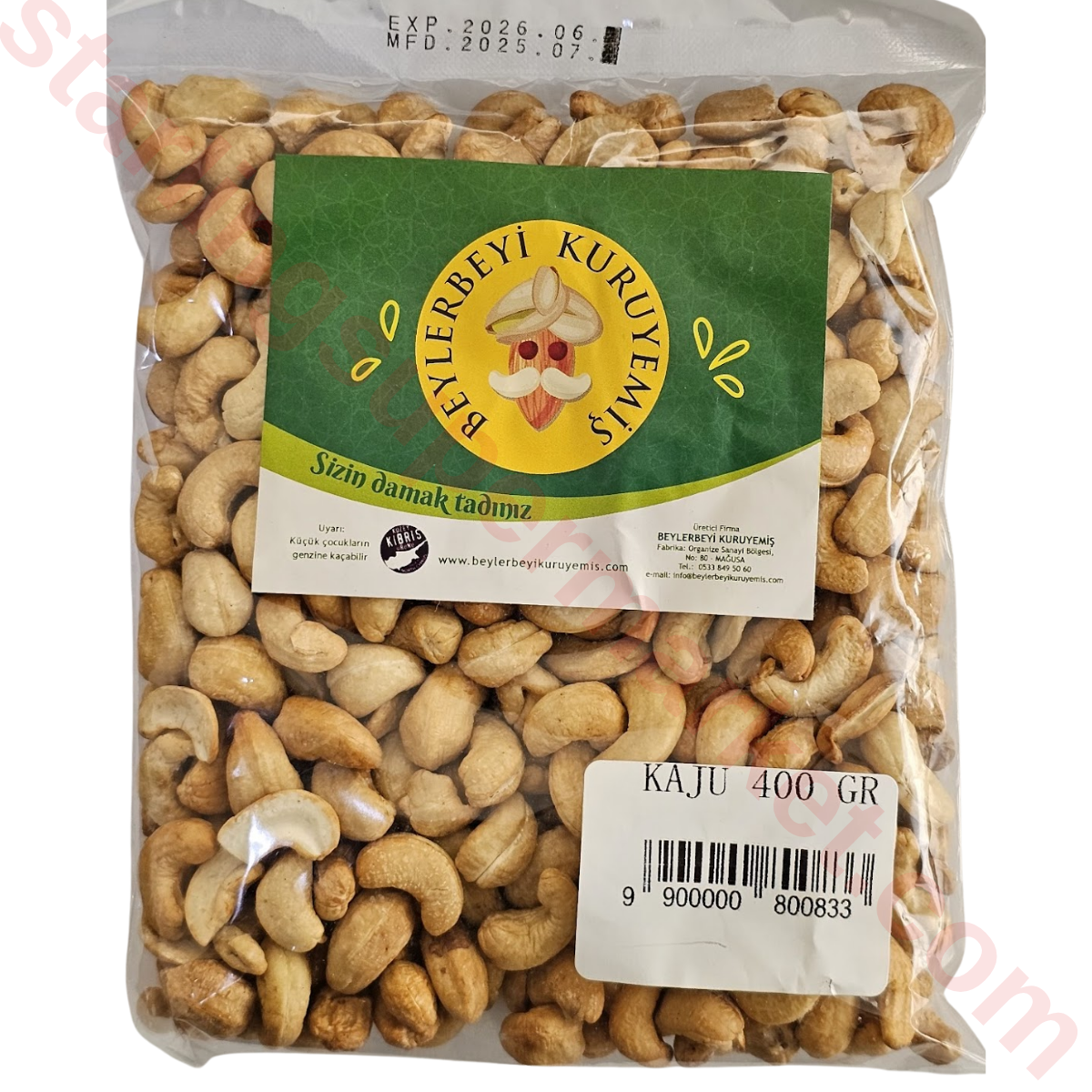 BEYLERBEYI KURUYEMIS KAJU 400 G