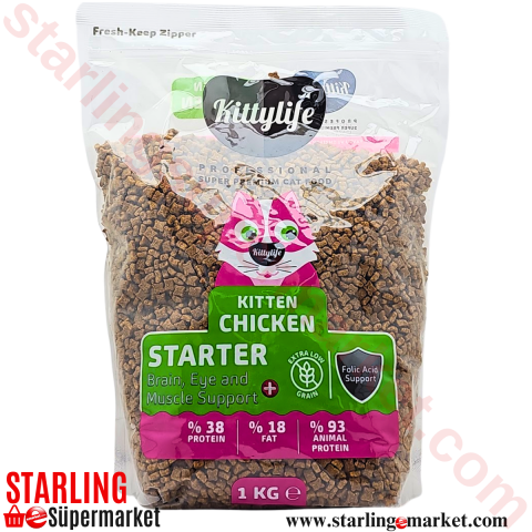KITTYLIFE KEDI MAMASI KURU CHICKEN 1 KG