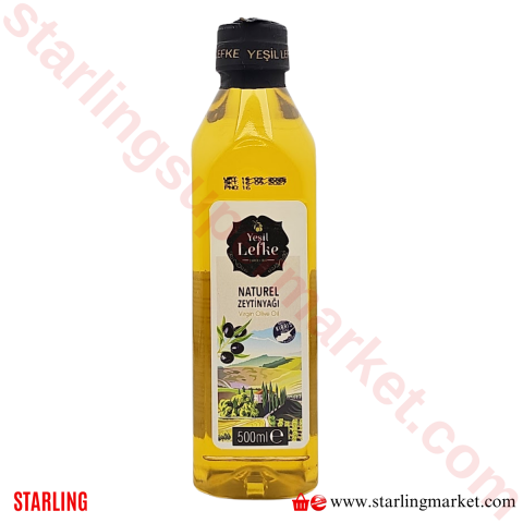 YESIL LEFKE ZEYTINYAGI NATUREL PET 500 ML