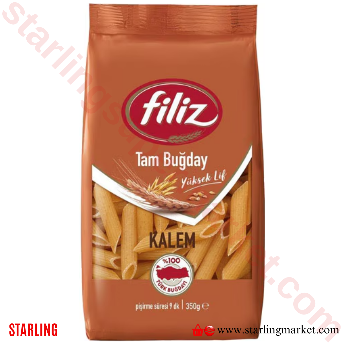 FILIZ MAKARNA TAM BUGDAY KALEM 500 G