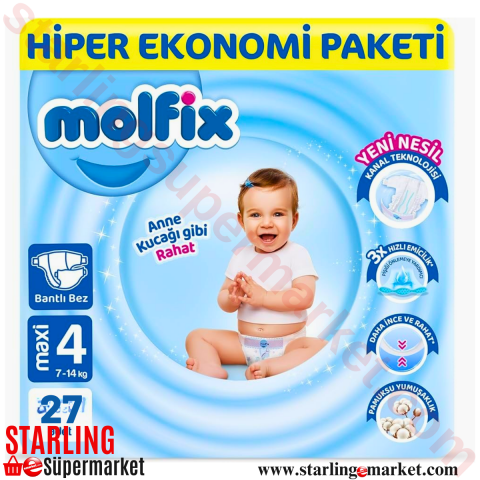 MOLFIX 3D BEBEK BEZI MAXI NO:4 7-14 KG