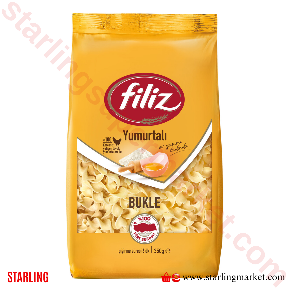 FILIZ MAKARNA YUMURTALI BUKLE 350 G