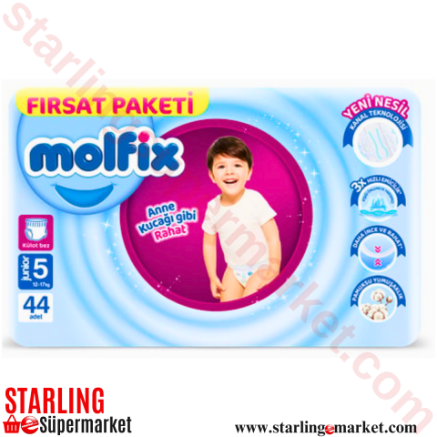 MOLFIX KULOT BEZ F.PAKET MAXI NO:5 12-17 KG