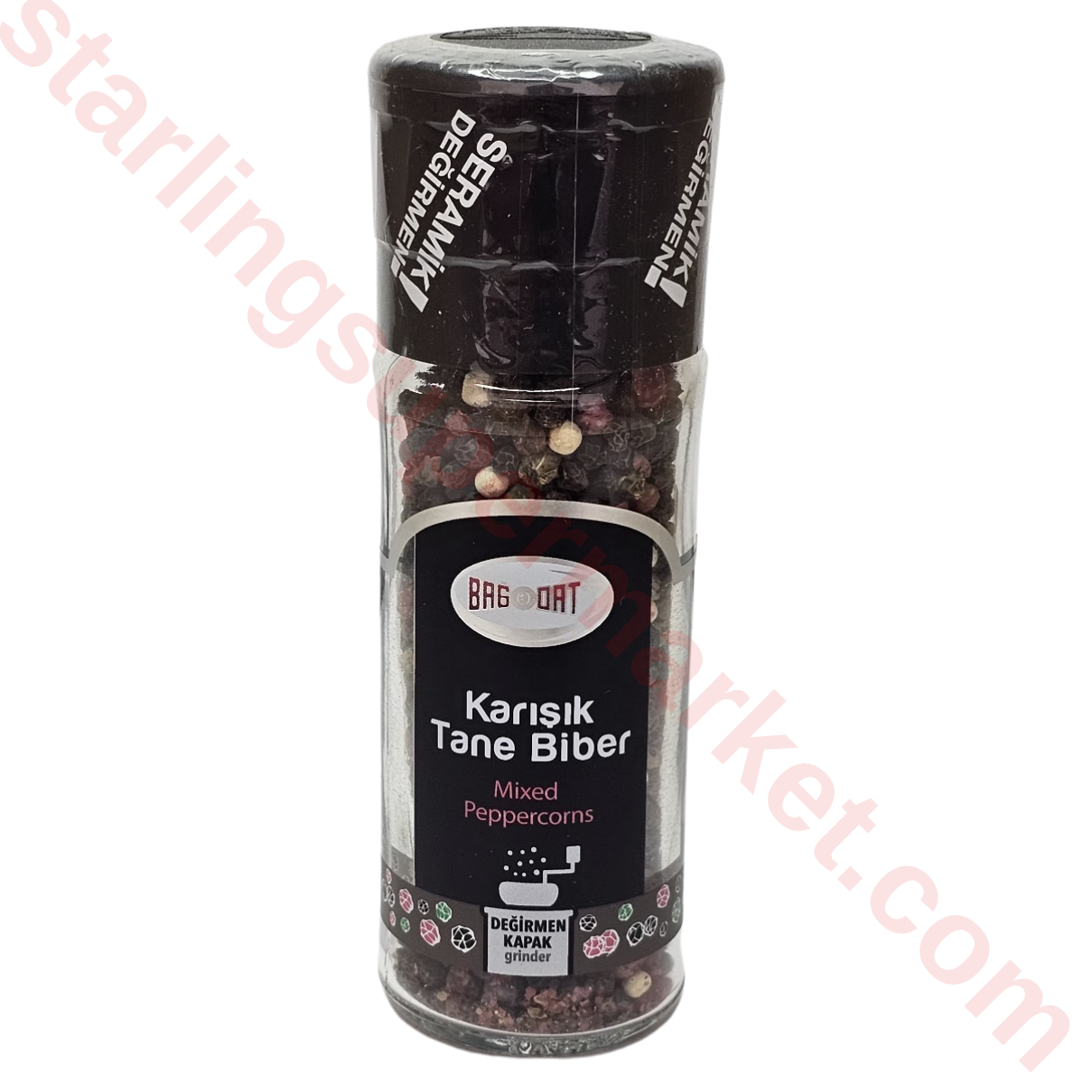 BAGDAT KARISIK BIBER TANE CAM DEGIRMEN 45 G