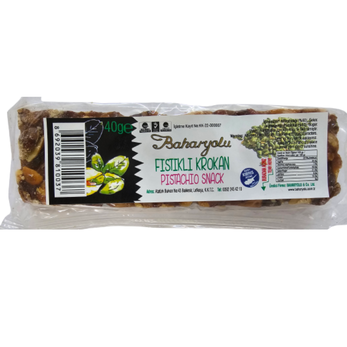 BAHARYOLU FINDIKLI KROKAN 40 G