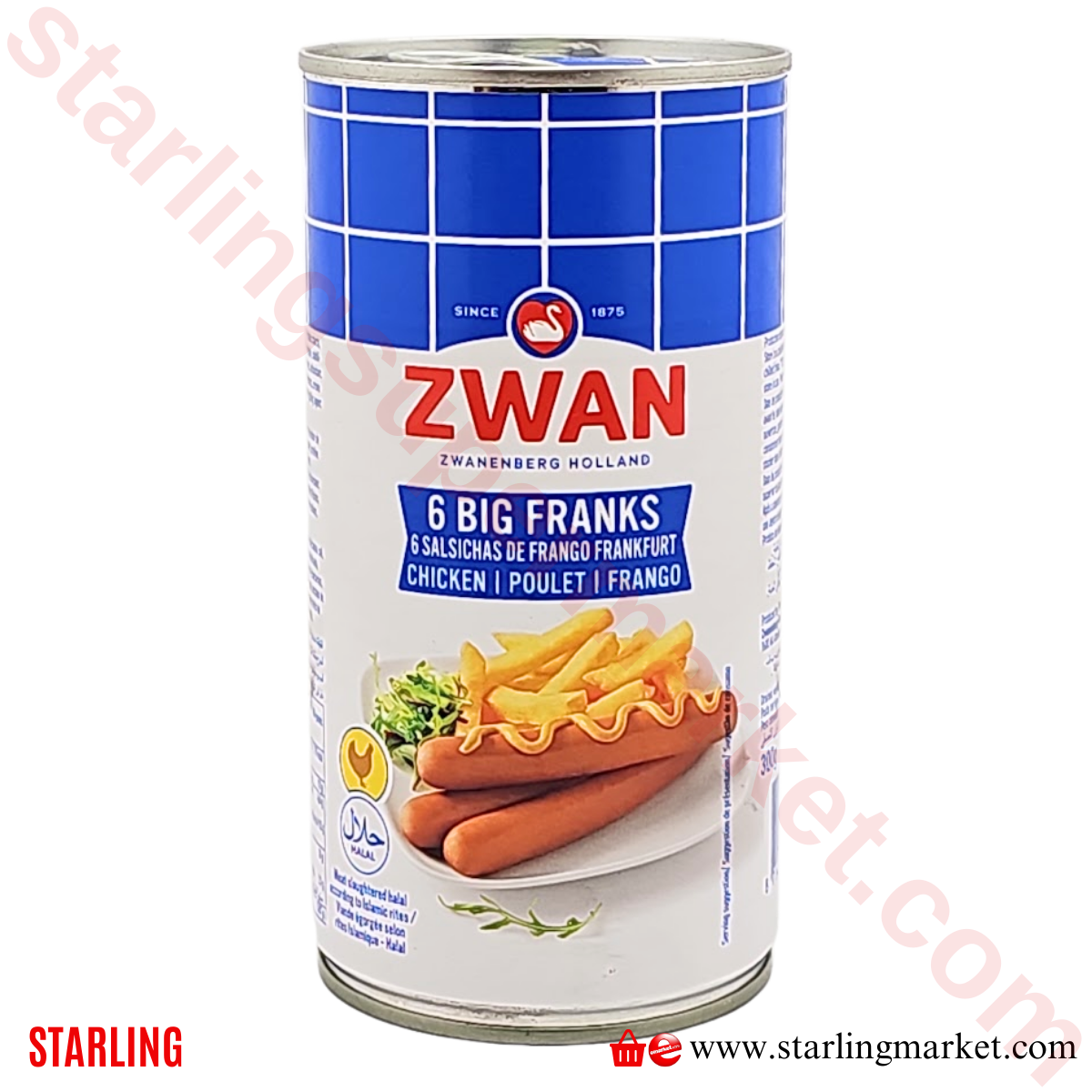 ZWAN TAVUK SOSIS BIG FRANKS 560 G