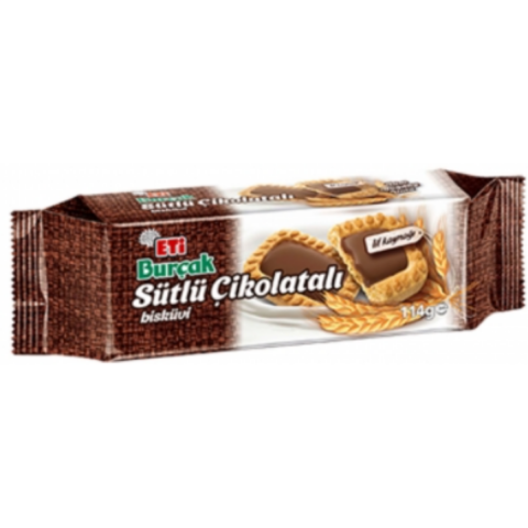 ETI BURCAK SUTLU CIKOLATALI 114 G