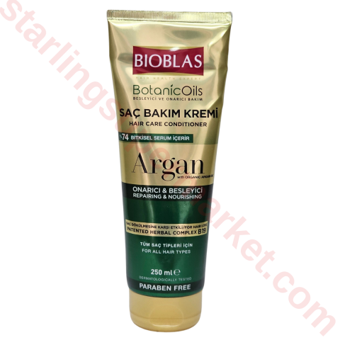 BIOBLAS SAC KREMI ARGAN 250 ML