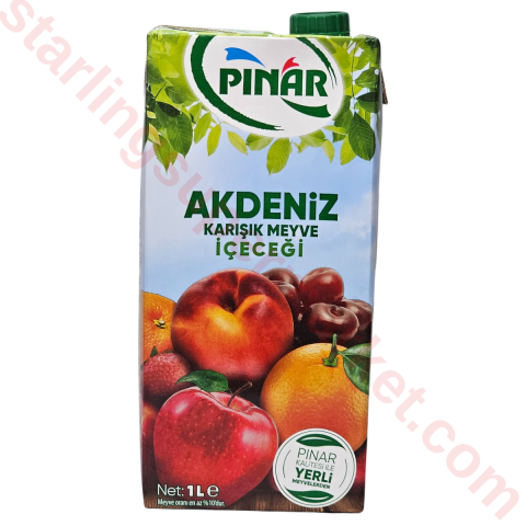 PINAR MEYVE SUYU AKDENIZ KARISIK MEYVE 1000 ML