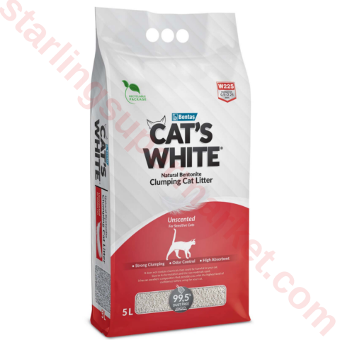CATS WHITE KEDI KUMU NATURAL 5 LT