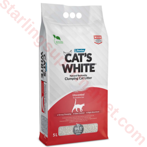 CATS WHITE KEDI KUMU NATURAL 5 LT