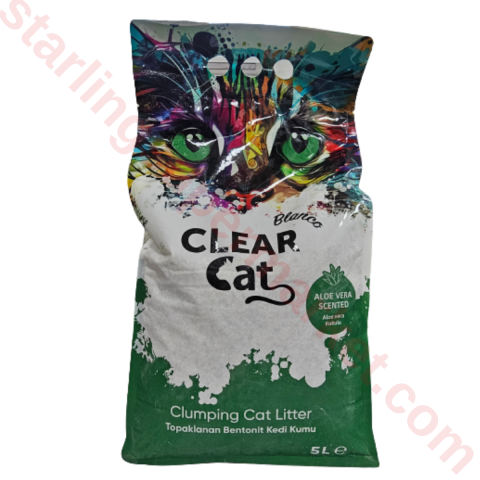 CLEARCAT BLANCO KEDI KUMU ALEOVERA SCENTED 5 LT