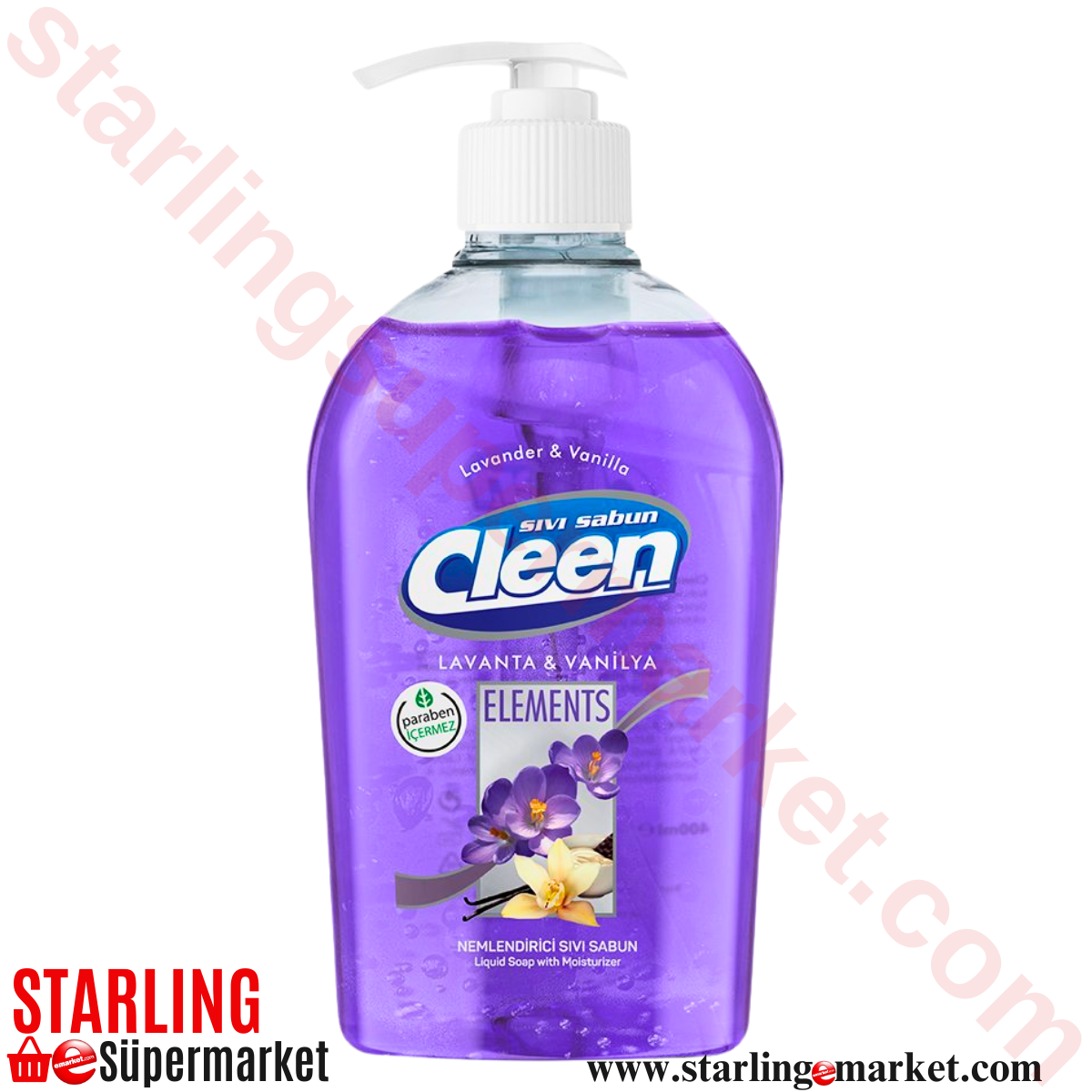 CLEEN SIVI SABUN LAVANTA VANILYA  400 ML