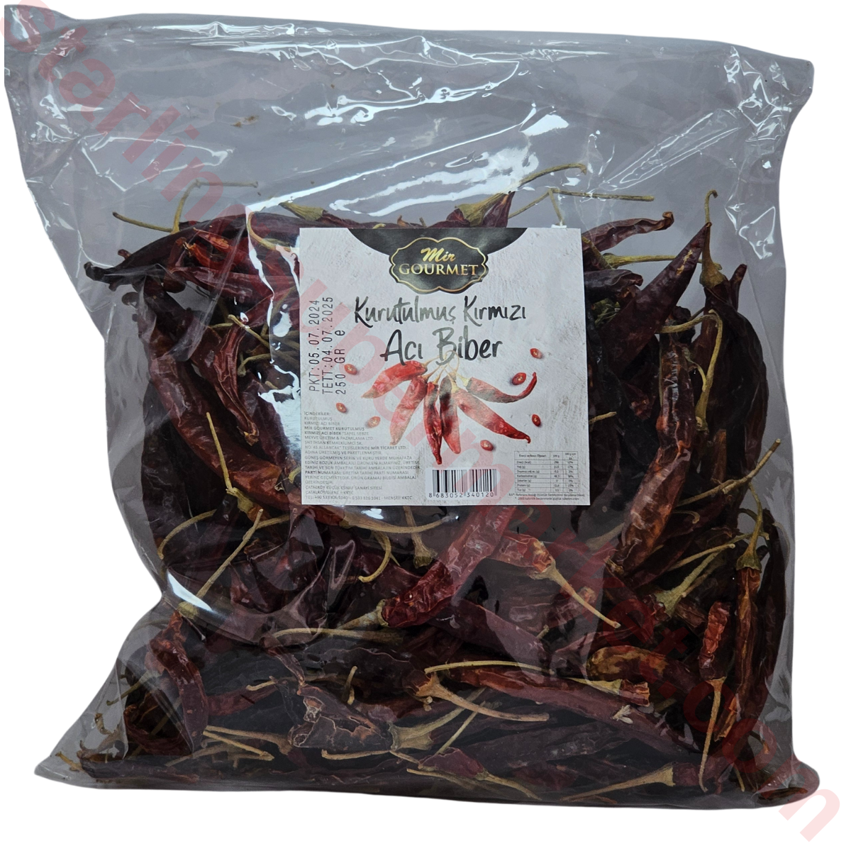 MIR GOURMET KURUTULMUS KIRMIZI BIBER 250 G