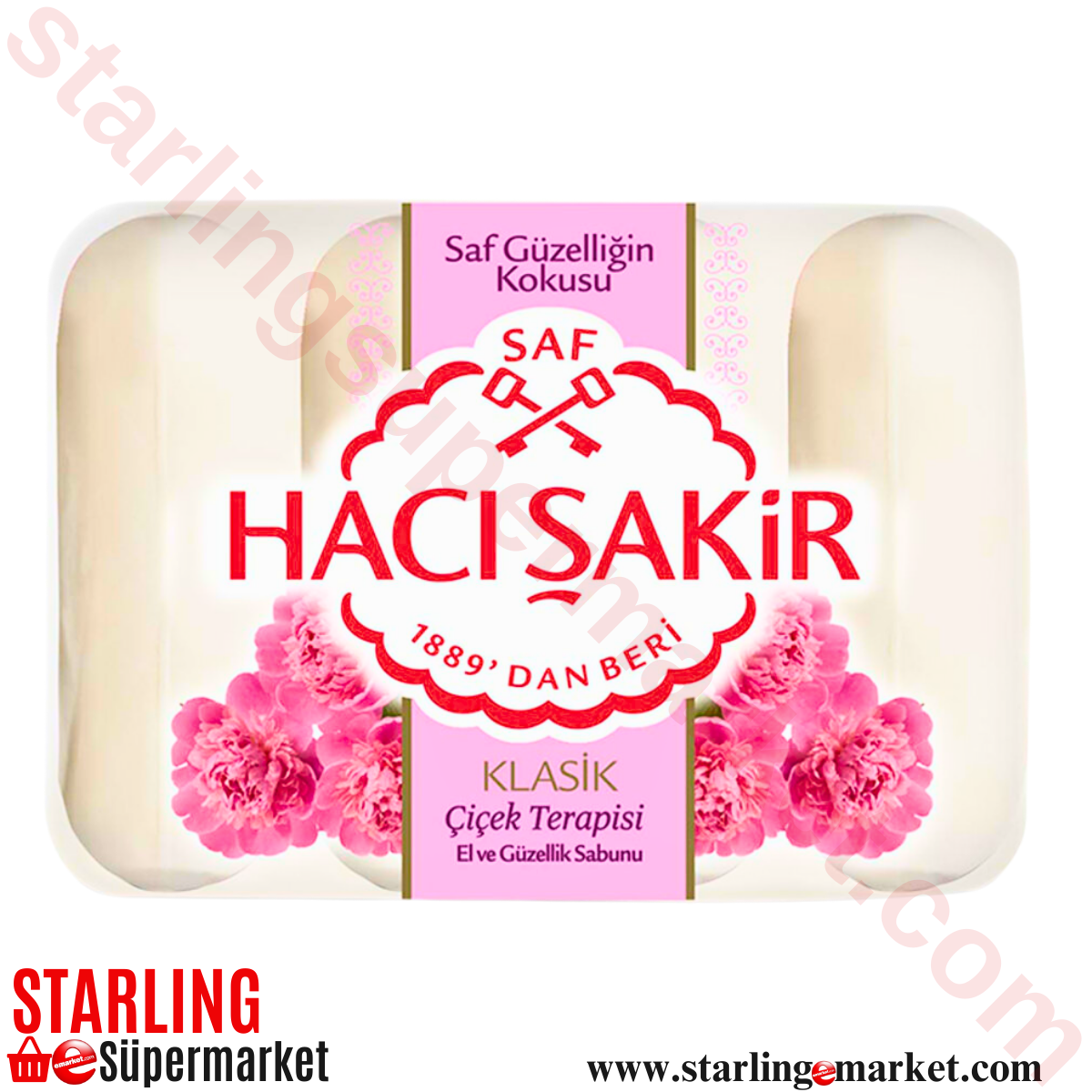 HACI SAKIR SABUN CICEK TERAPISI 4*70 G