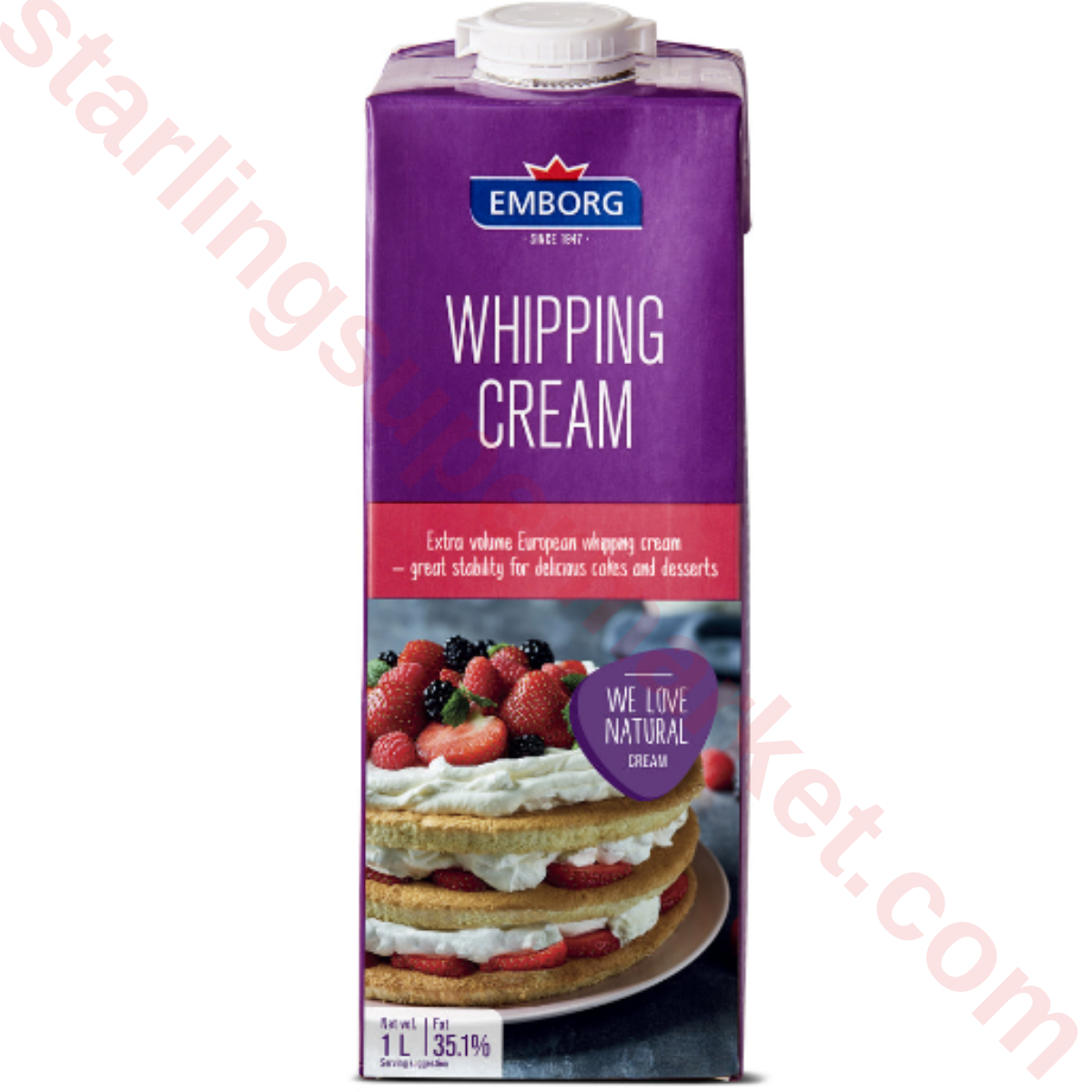 EMBORG WHIPPING KREMA 1000 ML