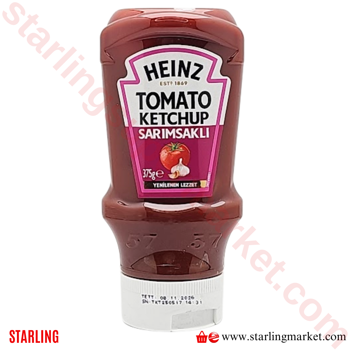 HEINZ KETCAP SARIMSAKLI 375 G