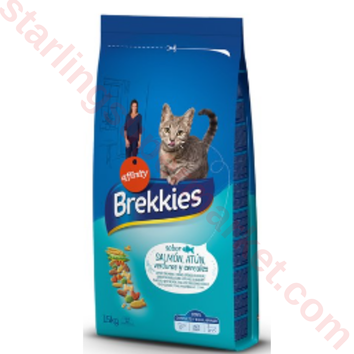 BREKKIES KEDI MAMASI MIX FISH 1500 G