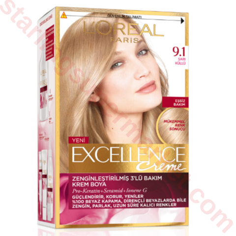 LOREAL EXCELLENCE CREME KULLU SARI 9.1