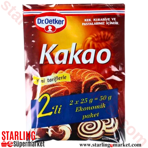DR OETKER KAKAO 2*25 G
