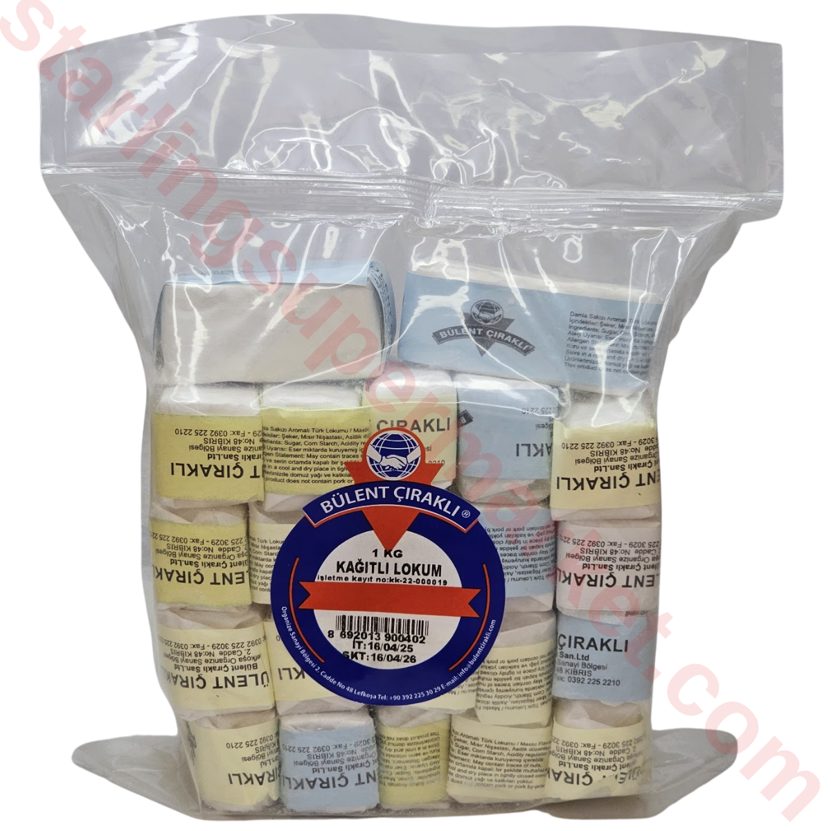 BULENT CIRAKLI LOKUM MEVLIT KAGITLI 1000 G