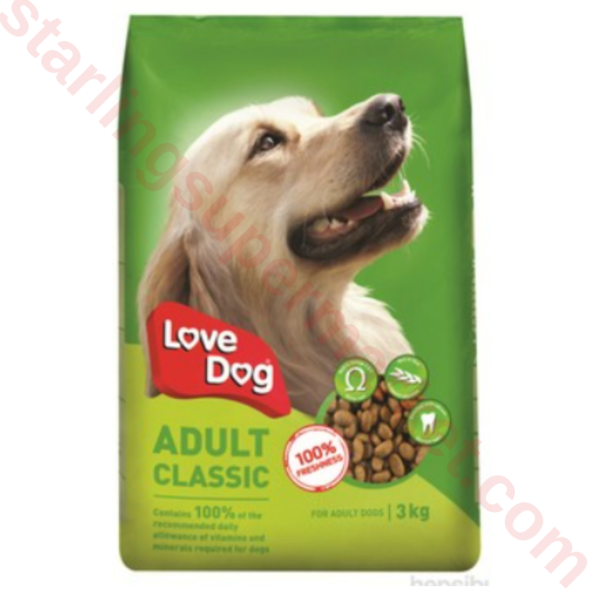 LOVE DOG KOPEK MAMASI KURU CLASSIC 3 KG