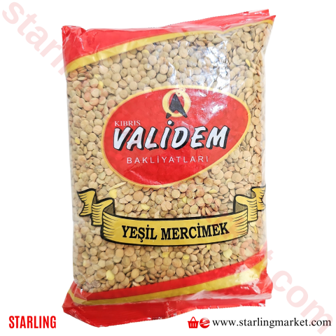 VALIDEM MERCIMEK YESIL 800 G