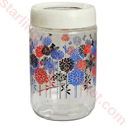 QLUX KAVANOZ RING CICEK DESENLI 660 CC