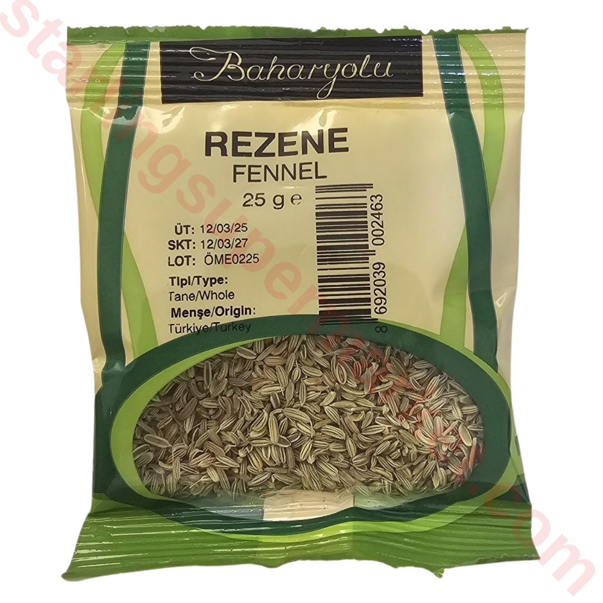 BAHARYOLU REZENE TANE 25 G