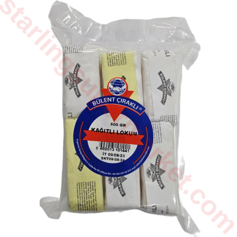 BULENT CIRAKLI LOKUM MEVLIT KAGITLI 500 G