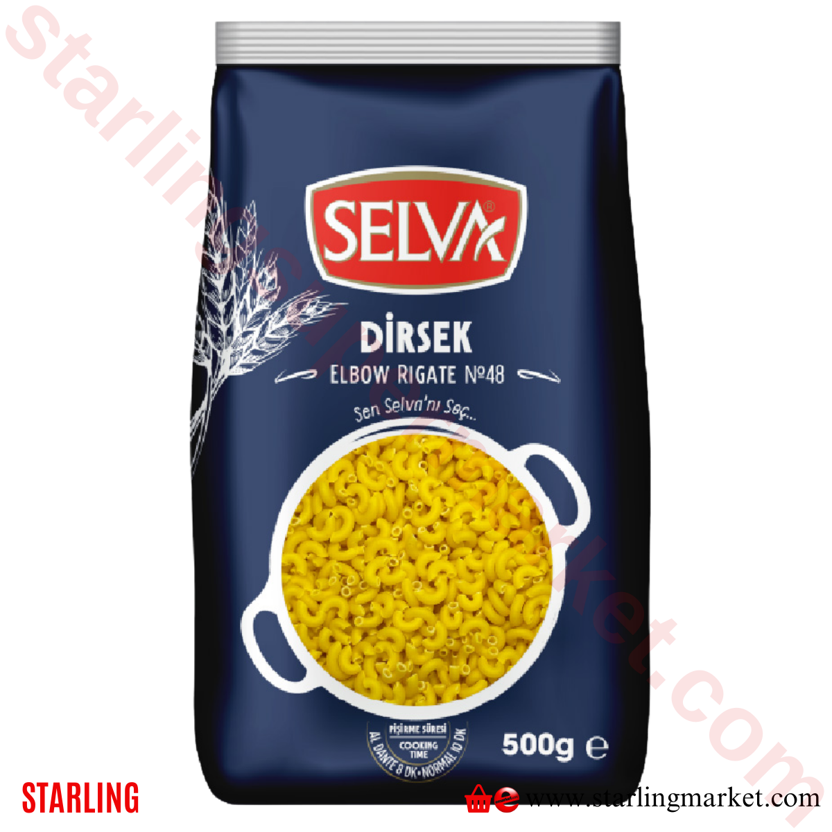 SELVA MAKARNA DIRSEK 500 G